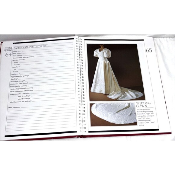 Heirloom Machine Quilting   Book   By    Harriet Hargrave Signed - Picture 5 of 8